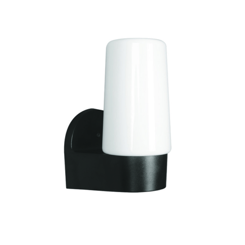 SPAZIO 1017.2.150 FLAME BLACK & OPAL WALL LIGHT