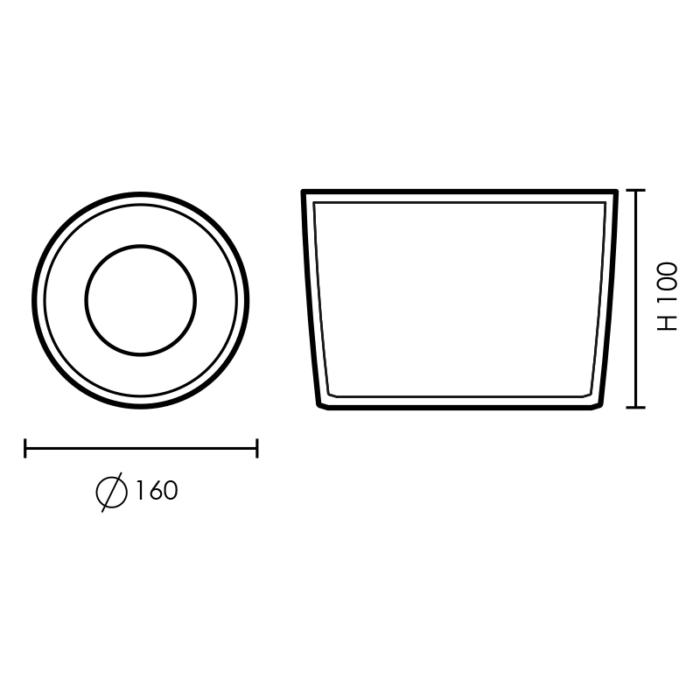 SPAZIO 3A9.000.000.WXD1K LIVIA 160 CTC WHITE DOWNLIGHT - Image 2