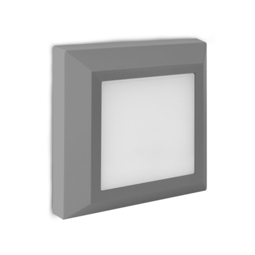 SPAZIO 4487.3.50 OZO SQUARE PLAIN CTC GREY FOOT LIGHT