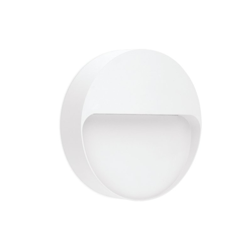 SPAZIO 4495.4.40.31 INTAKE ROUND 4000K WHITE DOWNFACE WALL LIGHT