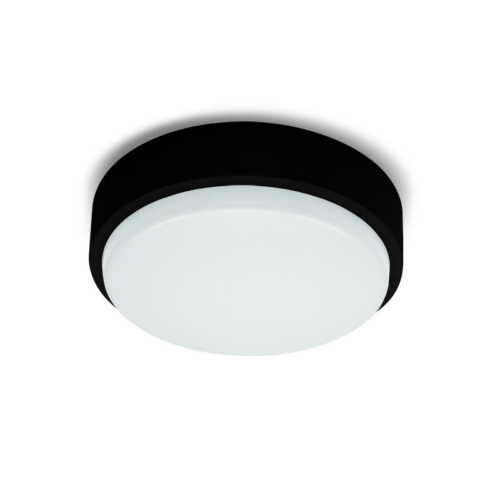 SPAZIO 4502.10.30.30 FLO 220MM BLACK BULKHEAD