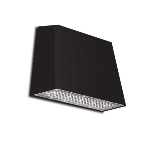 SPAZIO 4516.7040.30 WALLPACK 70W BLACK DOWNFACE WALL LIGHT