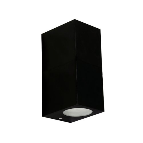 SPAZIO 4543.2.30 BLOCK BLACK UP & DOWN WALL LIGHT
