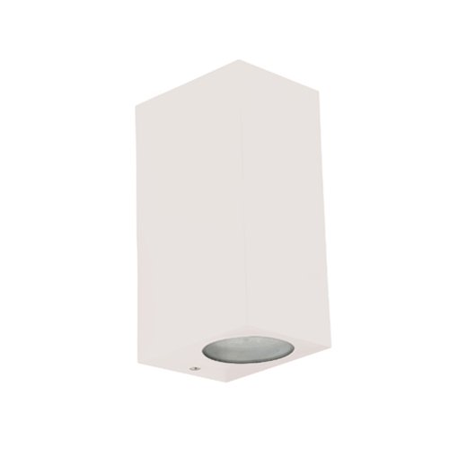 SPAZIO 4543.2.31 BLOCK WHITE UP & DOWN WALL LIGHT