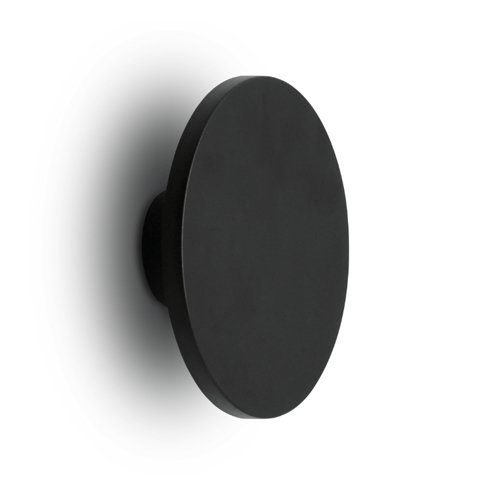 SPAZIO 4547.1.4030 FOCAL ROUND 4000K BLACK WALL LIGHT