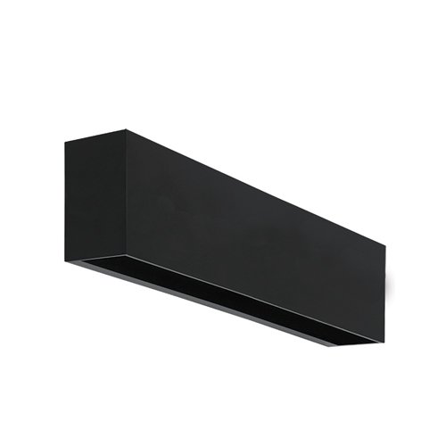 SPAZIO 4549.2.3030 CAPRI 3000K BLACK DOWNFACE WALL LIGHT