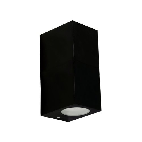 SPAZIO 4556.2.30 BLOCK P BLACK UP & DOWN WALL LIGHT