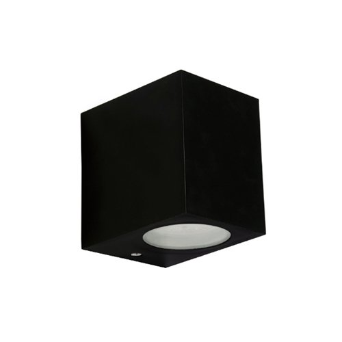 SPAZIO 4543.1.30 BLOCK BLACK DOWNFACE WALL LIGHT