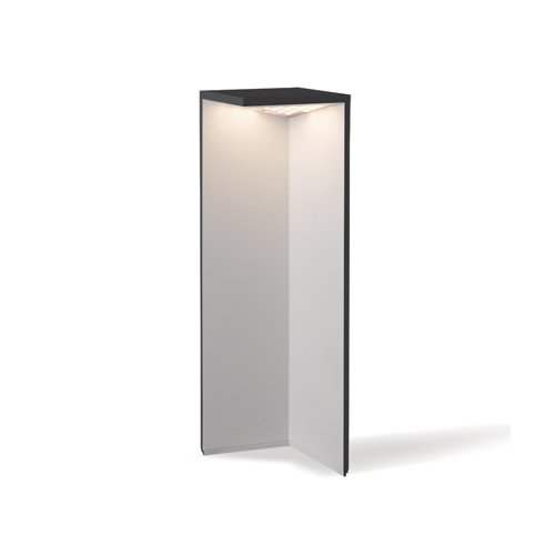 SPAZIO 4663.30.30 FOLD SOLAR BLACK BOLLARD