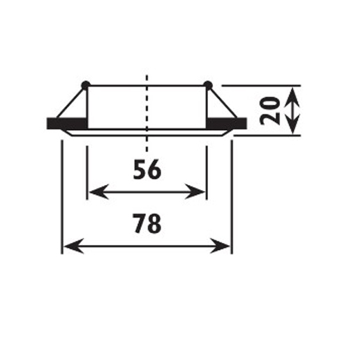 RADIANT CB76-AL ALUMINIUM CNC 60MM FIXED DOWNLIGHT