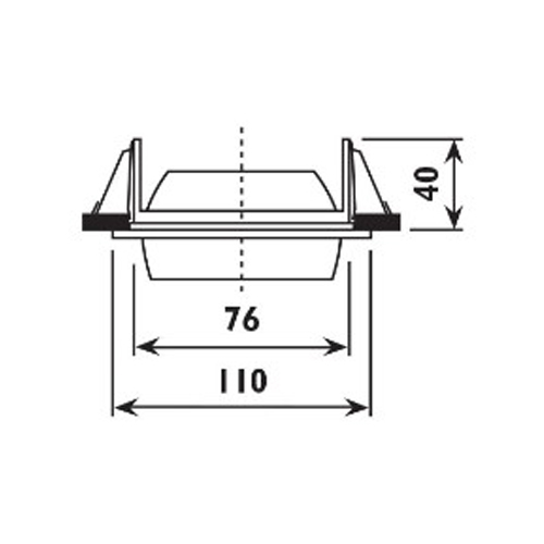 RADIANT CD21-SC CHROME 80MM TILT DOWNLIGHT