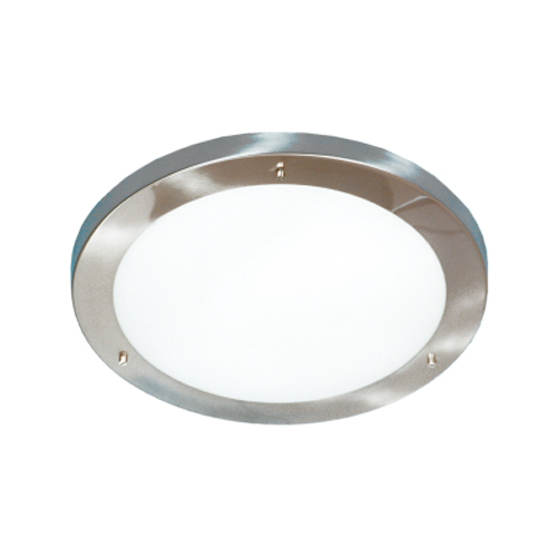 BRIGHT STAR CF3005 60W 315MM SATIN CHROME CEILING LIGHT