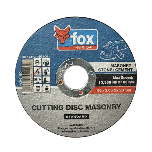 FOX MASONRY BLADE, 115MMX3MM