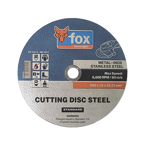 FOX STEEL BLADE, 230MMX1.6MM