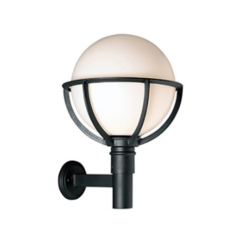 RADIANT LS857E27BL 460MM BLACK SPHERE LANTERN