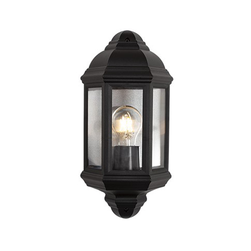 EUROLUX O546B BLACK WALL LANTERN