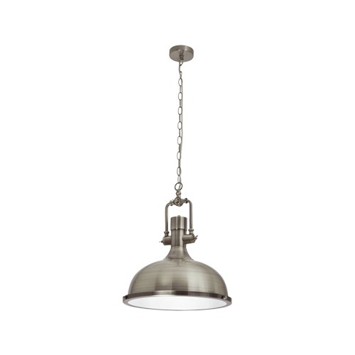 BRIGHT STAR PEN902 SATIN CHROME PENDANT
