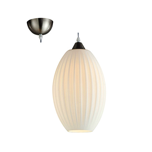 RADIANT PF0020WH CHROME & OPAL PENDANT