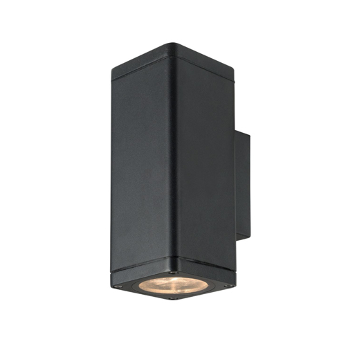 SYNERJI SYOK02BK KUBE BLACK UP & DOWN FACING WALL LIGHT