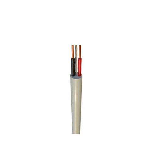 10MM² 4 CORE WHITE NORSK (SURFIX), PER METER