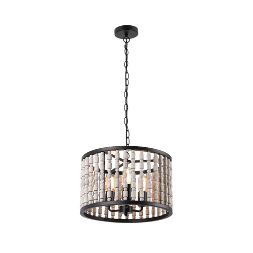 BRIGHT STAR PEN821 BEAD & METAL PENDANT