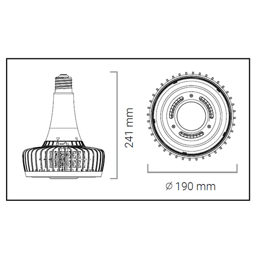 PIOLED HB008 100W E40 6000K HIGH POWER LED - Image 3