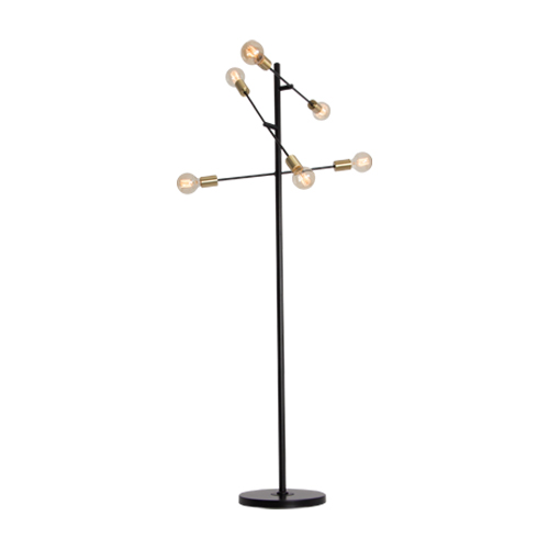 BRIGHT STAR SL080 BLACK FLOOR LAMP