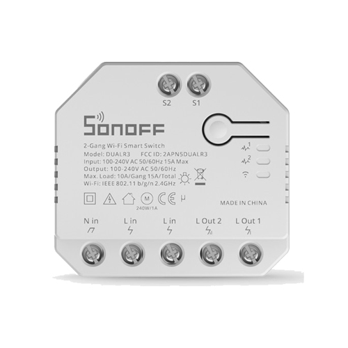 on stock sonoff dualr3 dual r3