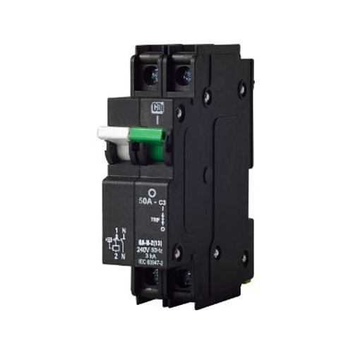 CBI QA-N-2(13) 2 POLE (L+N) 3KA 20AMP CIRCUIT BREAKER