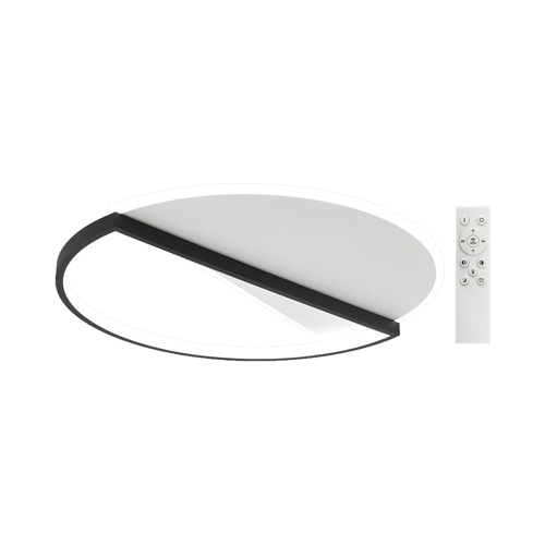 BRIGHT STAR CF278 BLACK & WHITE LED CEILING LIGHT + REMOTE