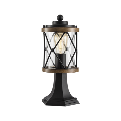 BRIGHT STAR L577 BLACK PILLAR LANTERN
