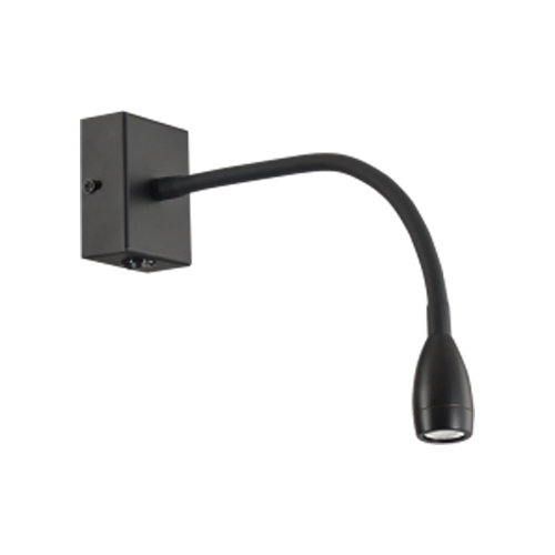 BRIGHT STAR WB040/1 BLACK LED WALL LIGHT