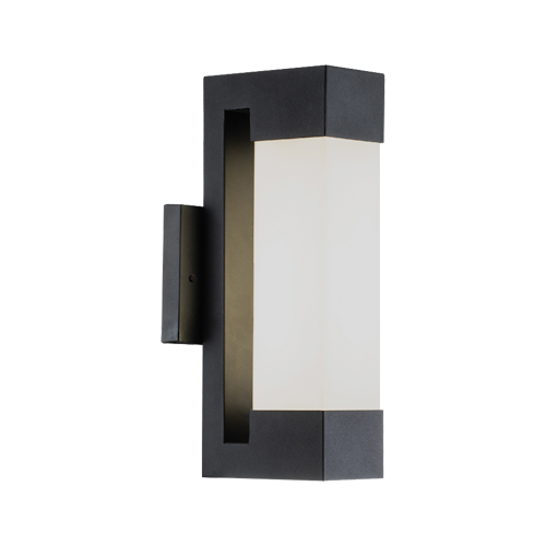BRIGHT STAR L531 BLACK LED WALL LANTERN
