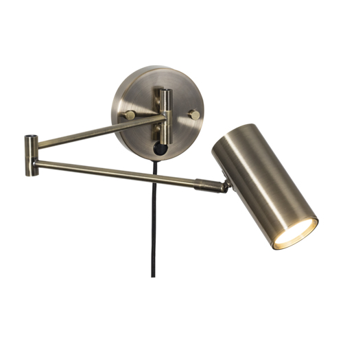 BRIGHT STAR WB370 SATIN BRASS WALL LIGHT