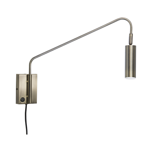 BRIGHT STAR WB372 SATIN BRASS LED WALL LIGHT