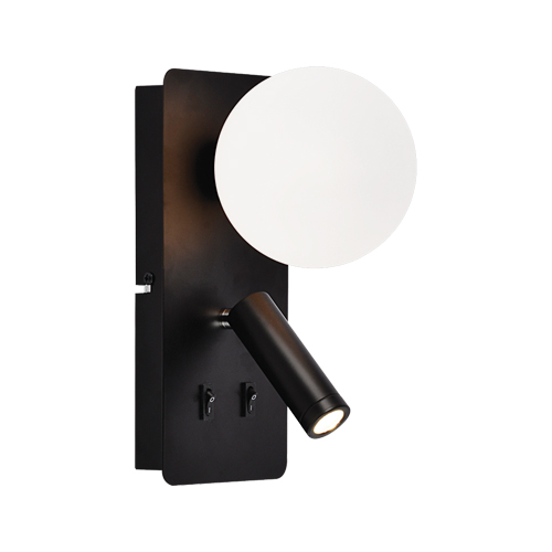 BRIGHT STAR WB400/2 BLACK LED WALL LIGHT