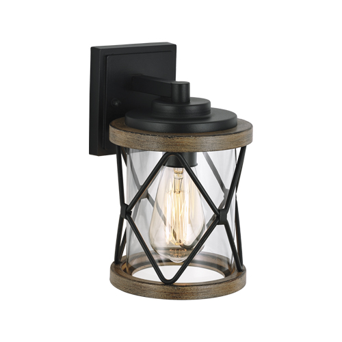 BRIGHT STAR L576 BLACK WALL LANTERN