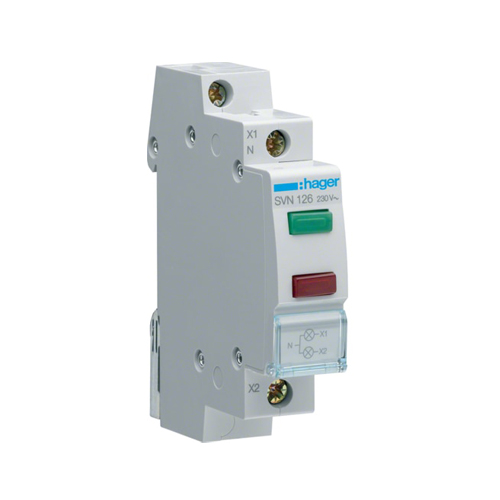 HAGER SVN126 GREEN + RED DUAL INDICATOR CIRCUIT BREAKER