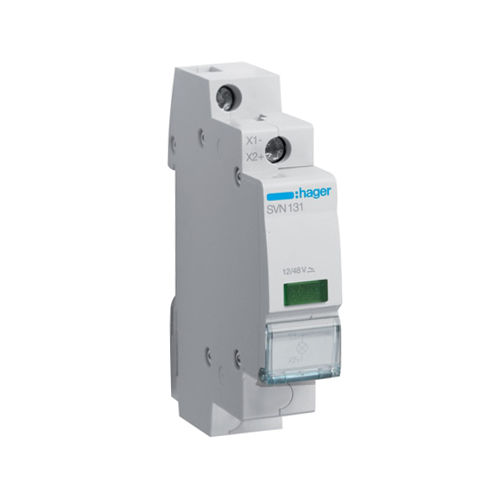 HAGER SVN131 GREEN INDICATOR CIRCUIT BREAKER, 12-48VDC