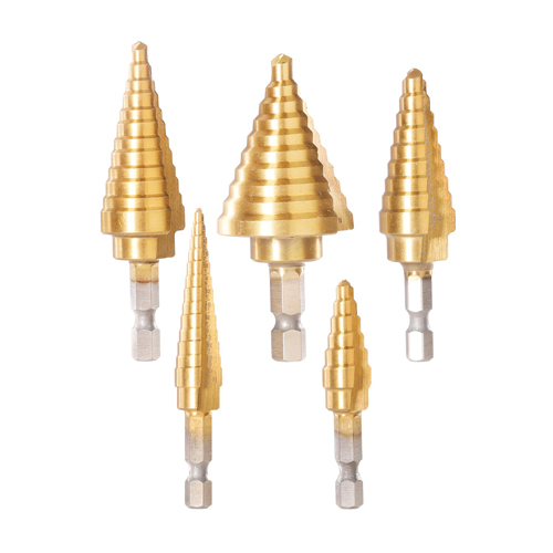 INGCO AKSDS2051 5 PIECE STEP DRILL BIT SET