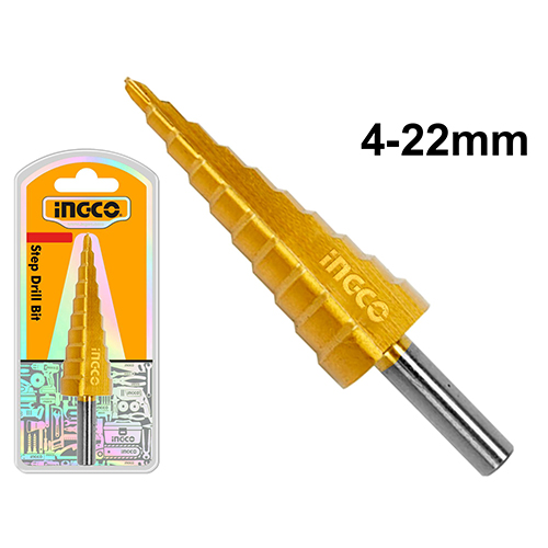 INGCO 4MM-22MM STEP DRILL BIT