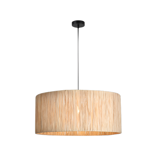 K-LIGHT E-KLCH-7140 BLACK RAFFIA PENDANT