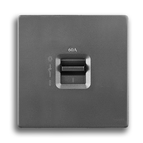 SYNERJI DECO 4X4 60 AMP 2 POLE ISOLATOR, MATT GREY
