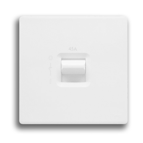 SYNERJI DECO 4X4 45 AMP 2 POLE ISOLATOR, WHITE