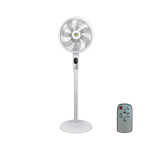 SOLENT ENERGY SAVING WHITE 400MM PEDESTAL FAN + REMOTE