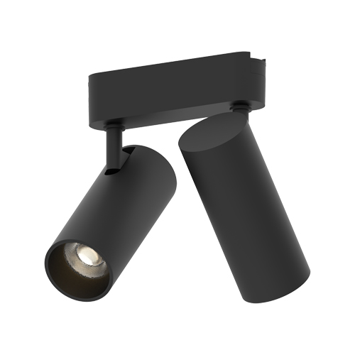 BRIGHT STAR S318/2X12 WATT BLACK CCT SLIMLINE SPOT LIGHT