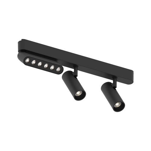 BRIGHT STAR S321/3X6 WATT BLACK LED CCT SLIMLINE SPOT LIGHTS