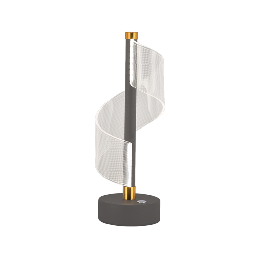 BRIGHT STAR TL845 GREY & GOLD CCT LED DESK LAMP