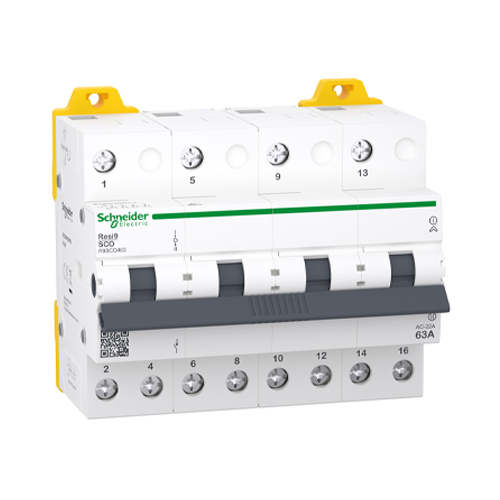 SCHNEIDER R9SCO463 4 POLE 63AMP CHANGE OVER SWITCH