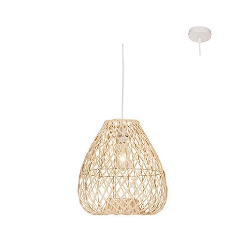 EUROLUX P1291N ALBERT NAL WOVEN RATTAN PENDANT